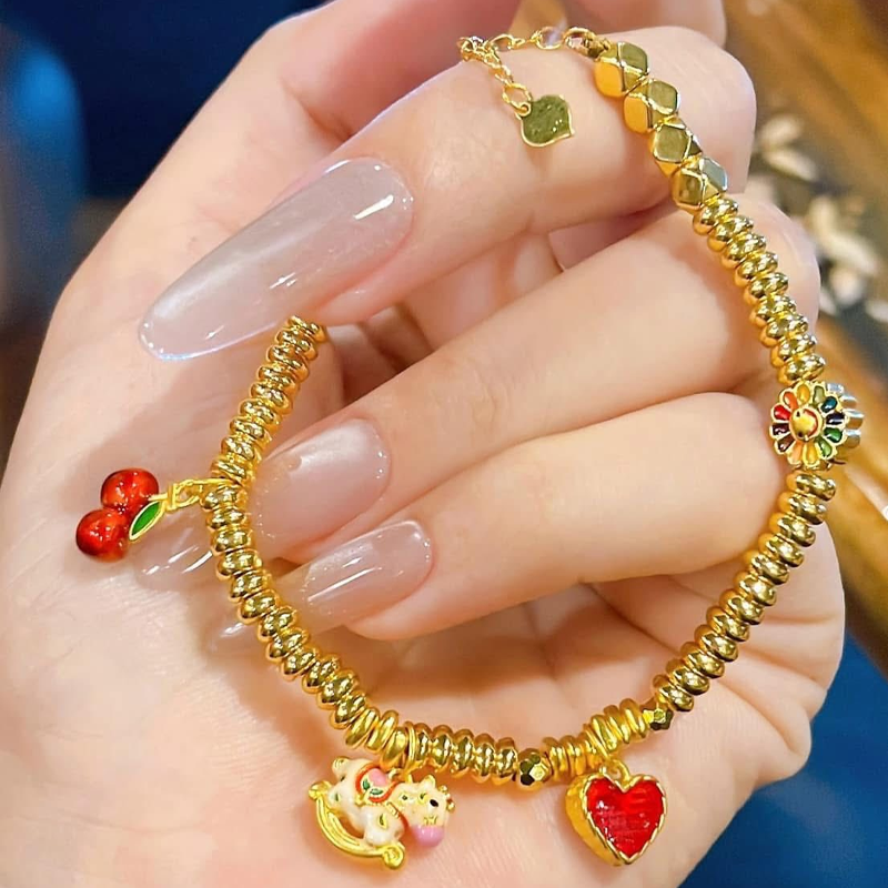 Vòng Cham Vàng Ta CNC