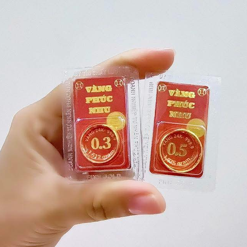 Vàng Nhẫn Ép Vỉ